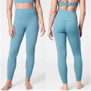Athleta Women’s Elation Pirouette 7/8 Tight, Riviera Blue Size Small